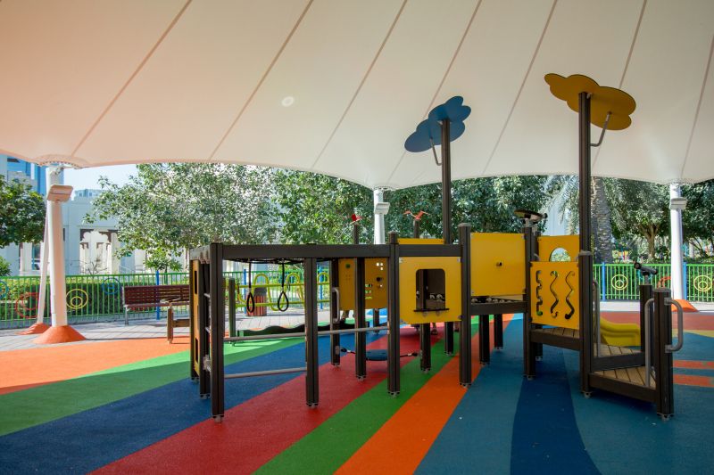 Children Playing on Structures